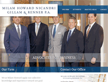 Tablet Screenshot of milamhoward.com